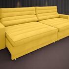 Sofá Supreme 2,50m Assento Retrátil E Reclinável Velosuede Ca