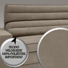 Sofá Supreme 2,50m Assento Retrátil E Reclinável Velosuede Ca