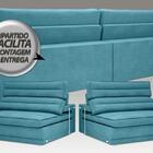 Sofá Supreme 2,70m Assento Retrátil E Reclinável Velosuede Tu