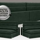 Sofá Supreme 2,90m Assento Retrátil E Reclinável Velosuede Ve