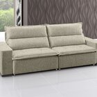 Sofá Supreme - Retrátil / Reclinável 240 Cm Veludo Marfim