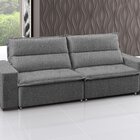 Sofá Supreme - Retrátil / Reclinável 280 Cm Linho Grafite