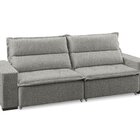 Sofá Supreme - Retrátil / Reclinável 280 Cm Linho Marfim