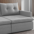 Sofá Taiwan 204cm - Cinza Claro