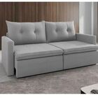 Sofá Taiwan 204cm - Cinza Claro