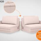 Sofá Tango 1,80m Sem Caixa, Retrátil E Reclinável Velosuede A