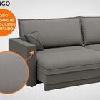 Sofá Tango 1,80m Sem Caixa, Retrátil E Reclinável Velosuede C