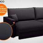 Sofá Tango 1,80m Sem Caixa, Retrátil E Reclinável Velosuede P