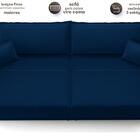 Sofá Tango 1,80m Sem Caixa, Retrátil E Reclinável Veludocrist