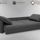 Sofá Tango 2,00m Sem Caixa, Retrátil E Reclinável Linho Soft