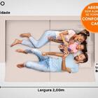 Sofá Tango 2,00m Sem Caixa, Retrátil E Reclinável Velosuede A