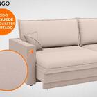 Sofá Tango 2,00m Sem Caixa, Retrátil E Reclinável Velosuede B