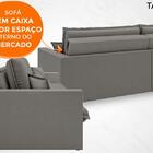 Sofá Tango 2,00m Sem Caixa, Retrátil E Reclinável Velosuede C