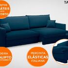 Sofá Tango 2,00m Sem Caixa, Retrátil E Reclinável Velosuede P