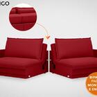 Sofá Tango 2,00m Sem Caixa, Retrátil E Reclinável Velosuede V