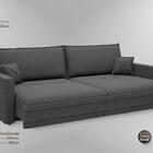 Sofá Tango 2,20m Sem Caixa, Retrátil E Reclinável Linho Soft