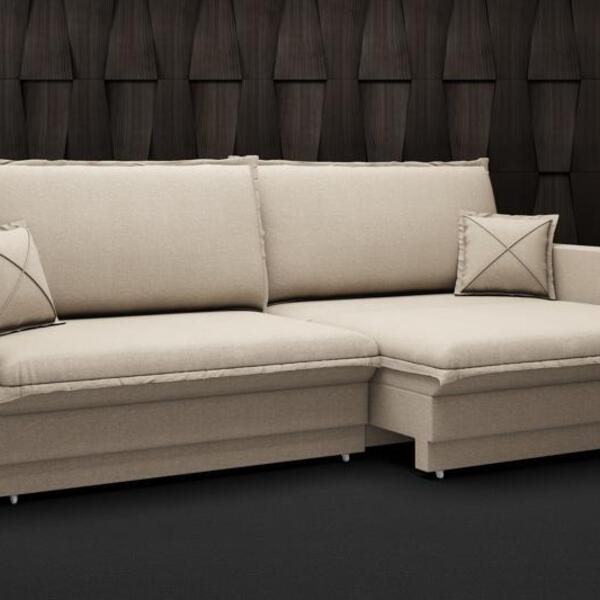 Sofá Tango 2,20m Sem Caixa, Retrátil E Reclinável Linho Soft