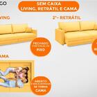 Sofá Tango 2,40m Sem Caixa, Retrátil E Reclinável Velosuede C