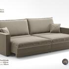 Sofá Tango 2,40m Sem Caixa, Retrátil E Reclinável Veludocrist