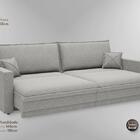 Sofá Tango 2,60m Sem Caixa, Retrátil E Reclinável Linho Soft