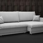 Sofá Tango 2,60m Sem Caixa, Retrátil E Reclinável Linho Soft