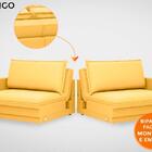 Sofá Tango 2,60m Sem Caixa, Retrátil E Reclinável Velosuede C