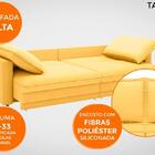 Sofá Tango 2,60m Sem Caixa, Retrátil E Reclinável Velosuede C