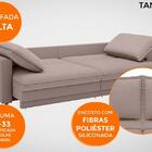 Sofá Tango 2,60m Sem Caixa, Retrátil E Reclinável Velosuede M