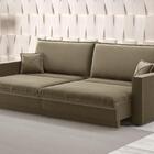 Sofá Tango 2,60m Sem Caixa, Retrátil E Reclinável Veludocrist