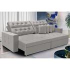 Sofá Texas 2.10m Retrátil E Reclinável - Avelã