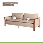 Sofa Texas 2 Lugares Mm Top 160cm Molas Bonel Bege