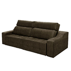 Sofá Top Concept 250cm Retrátil Reclinável Café - Ws