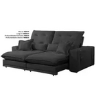 Sofá Toronto 4 Lugares Retrátil E Reclinável 250cm Tecido Vel