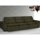 Sofá Toronto Retrátil 3 Lugares - Probel - Verde Oliva