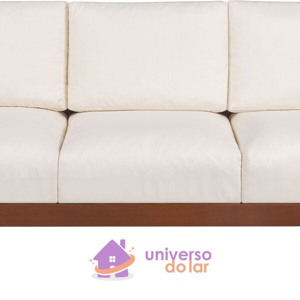 Sofá Tramontina Em Jatobá Com Acabamento Eco Blindage Com Enc