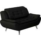 Sofá Trieste 2 Lugares - Linoforte - Preto