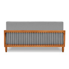 Sofá Varanda Samoa Madeira Maciça 02 Lugares Com Cordas Náuti