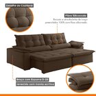 Sofá Veludo 2 Lugares Retrátil E Reclinável 200cm Malibu Marr