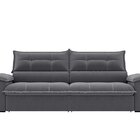 Sofá Venetto Retrátil E Reclinável 250cm Titanio