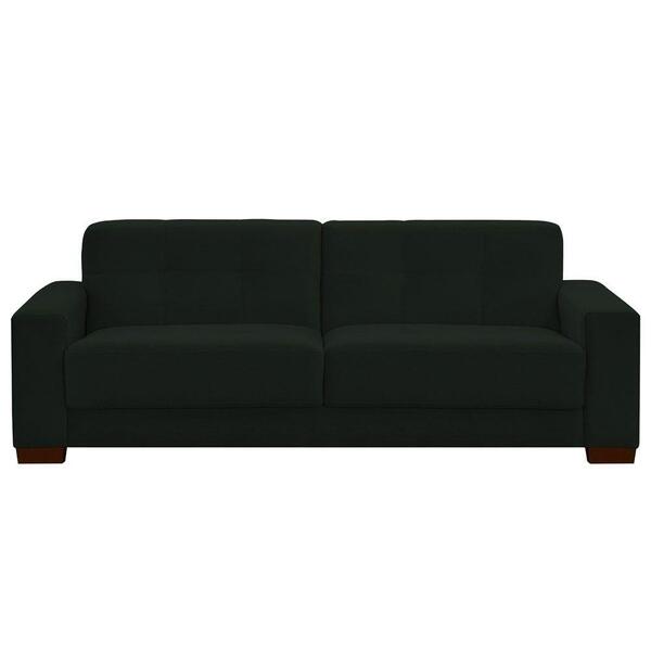 Sofá Ventura 160cm 2 Lugares Suede Verde Musgo D´monegatto