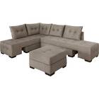 Sofá Versátil 5 Lugares - Golden - Cacau