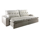 Sofá Victory Com 4 Lugares 250cm Assento Retrátil Com Pillow