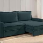 Sofá Vira Cama Veronica 2,10m Retrátil/reclinável Bipartido S