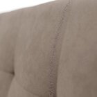 Sofá Vitrola 3 Lugares Suede  Tabaco