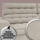 Sofá Vulcano 2,30m Assento Retrátil E Reclinável Velosuede Ar