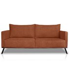 Sofá Zeki 2 Lugares 160 Cm Linho Bouce Cobre