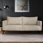 Sofá Zeki 2 Lugares 160 Cm Linho Boucle Bege