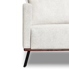 Sofá Zeki 2 Lugares 160 Cm Linho Boucle Off White