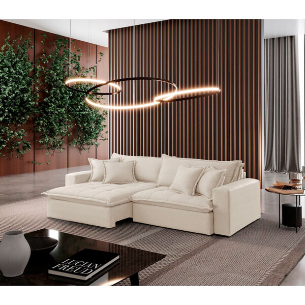 Sofá Zen Linho 02 Módulos 80 Cm B25 Meu Sofá Online