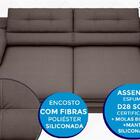 Sofá Zeus 1,90m Retrátil E Reclinável Velosuede Chocolate - N